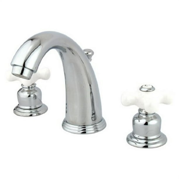 kingston brass kb981px victorian widespread lavatory faucet, porcelain