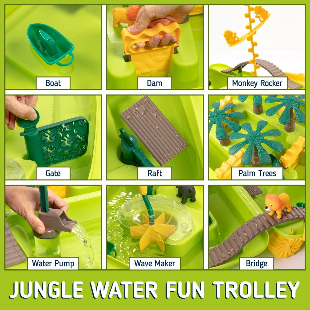 Starplast Water Fun Trolley Portable Folding Water Table Play Set