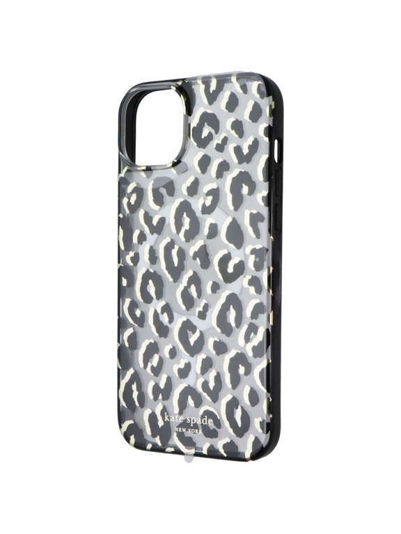 Open Box Kate Spade Protective Case for MagSafe for Apple iPhone 15 Plus - Leopard Black