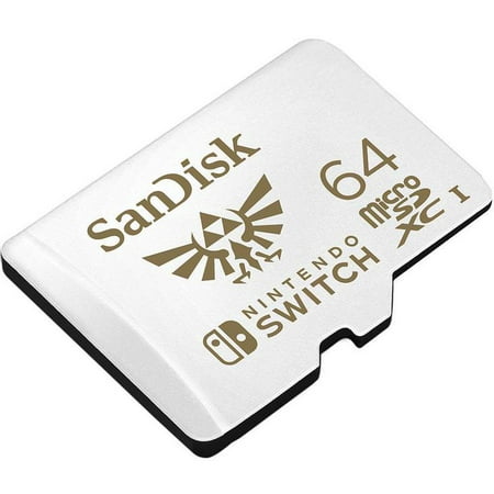 SanDisk 64GB microSDXC UHS-I Memory Card for Nintendo Switch, White - 100MB/s, Micro SD Card - (The Best Sd Card For Nintendo Switch)