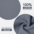 thumbnail image 6 of 4 Pack 100% Cotton Dish Towels, Waffle Weave Dish Cloths for Washing Dishes, Quick Drying Kitchen Dish Towels Rags, 13x28 Inches, Gray, 6 of 8