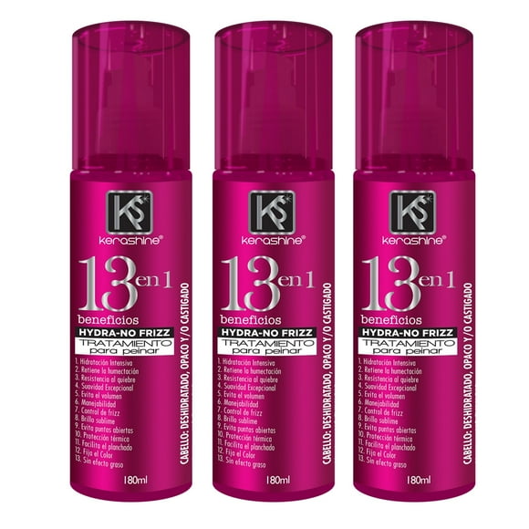 Tratamiento Capilar Kerashine 13 Hydra-No Frizz 180ml Cuidado del cabello