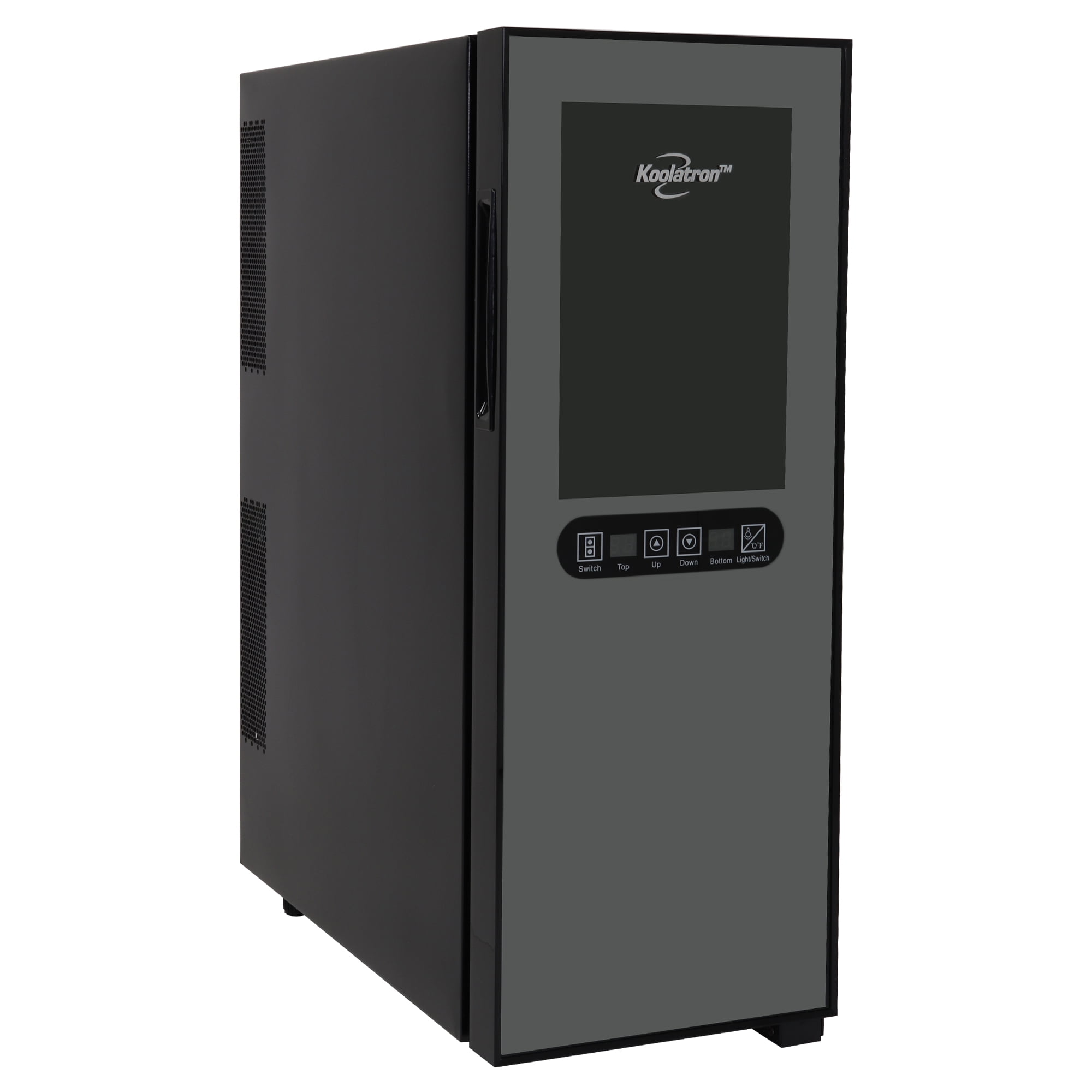 Koolatron 12-Bottle Dual Zone Wine Cooler, Freestanding Wine Fridge