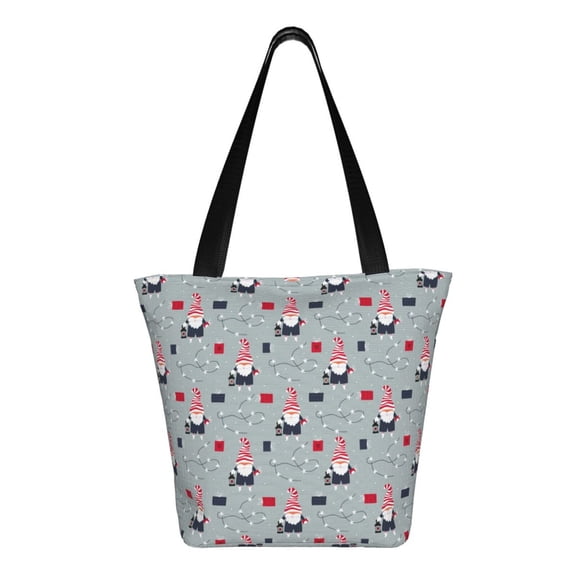 Ratiio Christmas Gnome 1 Print Shoulder Bag for Women, Polyester Crossbody Purse Lightweight Handbag for Daily Travel and Casual Use