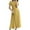 Yellow, variant on Taqqpue Women's Summer Dresses Short Sleeve Crewneck Cut Out Casual Dress Solid Flowy A Line Elegent Fashion Evening Party Cocktail Dresses