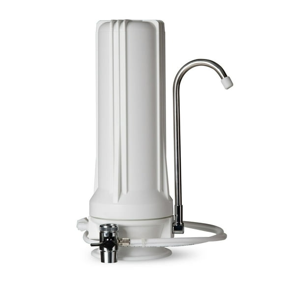 iSpring Countertop Multi Filtration Drinking Water Filter System White
