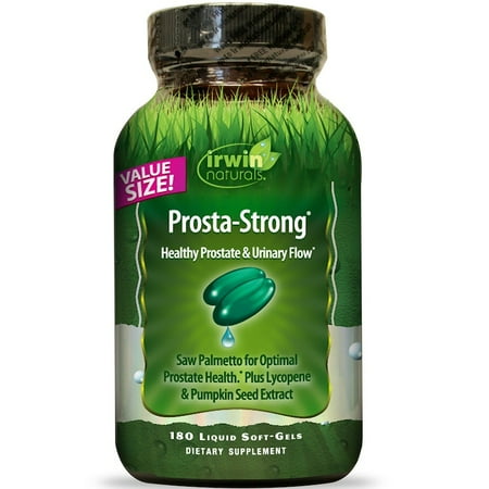 Multiple Liquid Supplement Irwin Naturals, Prosta-Strong, Healthy Prostate & Urinary Flow, 180 Liquid Soft-Gels ()