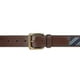thumbnail image 4 of Cinturón de vestir Tommy Hilfiger con cinta tejida con incrustaciones de cinta marrón para hombre, 4 of 6