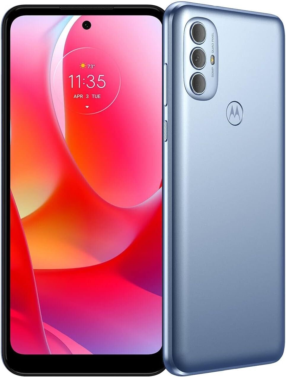 Motorola Moto G Power 2022, 6.5", 128 GB Storage, 4 GB RAM, 50 MP Camera, 5000 mAh Battery(Ice Blue)