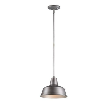 

5.75 in. Pier M 1-Light Outdoor Pendant Weathered Zinc