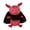 Red, variant on Mysterious Black Halloween Spooky Moth Plush Toy, Indoor Home Tabletop Haunted House Trick Or Treat Spooky Party Vibe, Tear Proof Reusable Craftsmanship Display For Holiday Party Guests