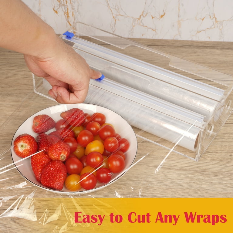 ChicWrap Butcher Block Parchment Paper Dispenser with 15 inchx 164' (205 Sq. ft) Roll of Culinary Parchment Paper - Reusable Dispenser with Slide