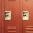 thumbnail image 3 of 5-Dial Combination Padlock, Black 5 Letters Lock Code Lock Large Gym Cabinet, 3 of 4