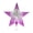 Hot Pink, variant on 2D Hollow-Out Christmas Tree Topper Star, Plastic Hollowed Star Xmas Treetop Ornament for Indoor Outdoor Home Decor