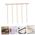 thumbnail image 4 of Phenofice 5pcs Garden Tiny Rake Sandbox Accessories Rustic Wood for Tea Ceremony, 4 of 8