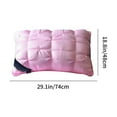 thumbnail image 3 of Xecvkr Velvet Twirl Pillow Core Washable Three Dimensional All Purpose Design Breathable Soft Support for Neck Shoulders Home Bed 18.89x29.13inch 1 Piece, 3 of 6