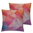 thumbnail image 2 of Nawypu 2 Pack Colorful Geometry Style Throw Pillow Covers Cases Square Decorative Cushion Covers Pillowcase Cushion Case for Sofa,Couch White, 2 of 6
