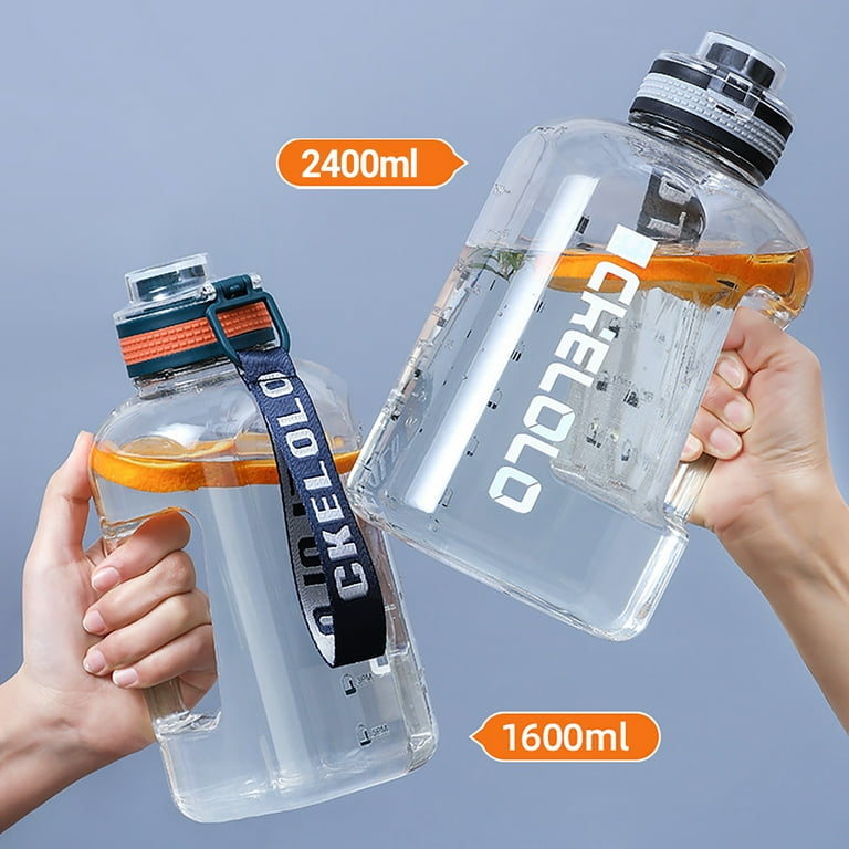 Vikakiooze Water Bottles Sports Water Cup Large-Capacity Water Bottle  Fitness Cup Straw Kettle Outdoor 1500Ml Super Large Space Cup Kitchen  Appliances