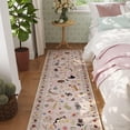 thumbnail image 3 of Alfombra de Cocina Lavable Rugcomf 61x183 cm Rosa Antideslizante, 3 of 8