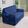thumbnail image 3 of XYZCANDO Blue Snowflake Sofa Slipcover,Anti-Slip Soft Couch Sofa Cover, Washable Furniture Protection Elastic Bottom 3 Seater Cushion Couch Sofa Covers, 3 of 6