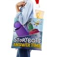thumbnail image 4 of Ask The Storybots Bolso de tela con estampado de lienzo para mujer, bolsa de compras reutilizable y estética, con cremallera interior, regalo para mujer,40*40cm., 4 of 6