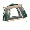 thumbnail image 2 of Tienda de Campaña Tela Oxford Pop Up Automático Carpa Familiar Impermeable de Doble Capa para Senderismo Viajar Mochilero Verde 5 a 8 Personas YUNYI BRAND Deportes, 2 of 8