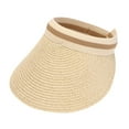 thumbnail image 2 of Sales Today Under $5 Multicolor Summer Beach Hats GIJNRIUIUA Summer Outdoors Women Wide Brim Hat Sun Hats Travel Ponytail Sun Cap 50+ Caps Bucket Hats, 2 of 3