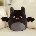 thumbnail image 2 of squishmallow Bat Toy 12 inch squishmallows large animal plush doll, stuffed animal,, holiday birthday Halloween home decoration gift (Black, 30cm) Cherry, 2 of 5