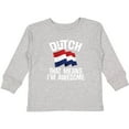thumbnail image 3 of Inktastic Dutch Gift Pride Netherlands Flag Boys or Girls Long Sleeve Toddler T-Shirt, 3 of 5