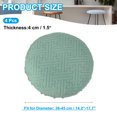 thumbnail image 2 of Uxcell Stool Covers Round Elastic Bar Stool Covers Washable Stool Cushion Slipcover Green 14"-18", 2 of 7
