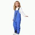 thumbnail image 4 of HCNTES Toddler Boys Girls Snow Bib Overalls Kids Waterproof Ski Pants Comfortable Winter Outdoor Activity Wear(Blue,12-13 Years), 4 of 9