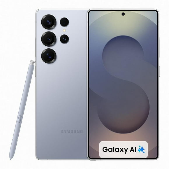 Smartphone Samsung Galaxy S25 Ultra 12GB RAM 256GB ROM Azul Titanio Desbloqueado
