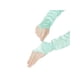 thumbnail image 4 of INSPIRAR CHIC Mangas sin dedos para mujeres, guantes largos de satén de los años 1920 con bucle para los dedos, talla única, verde menta, 4 of 6
