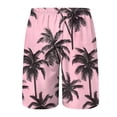 thumbnail image 5 of Gibobby Men's Swim Trunks Long Bathing Suits with Mesh Lining and Pockets Quick Dry Beach Board Shorts(M,Pink), 5 of 5
