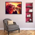 thumbnail image 5 of Cuadros Decorativos Paisaje hecho a mano animales 5D DIY taladro redondo completo dibujo Kit diamante pintura Ndcxsfigh Nuevos Originales, 5 of 5