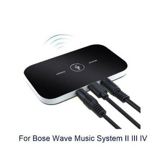 OEM Wireless Stereo Receiver with 3.5 mm AUX Audio Cable and USB Charging Cable