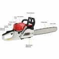 thumbnail image 6 of YNCE 58 Gas Powered Chainsaw 20 in Quick Switch Bars – 550 ml Fuel Tanks Automatic Chain Oiler Centrifugal Air Filter Quick Start Inertial Chain Brake, 6 of 8