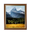 thumbnail image 4 of ArtToFrames 5x7 Inch Medium Tri-colored Frame Picture Frame, This Brown MDF Poster Frame is Great for Your Art or Photos, Comes with Regular Glass (4446), 4 of 7
