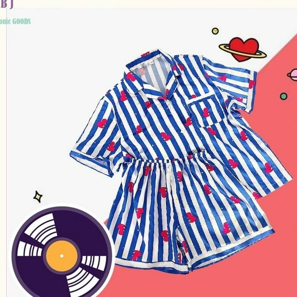 Kpop BTS Bt21 Animal De Dibujos Animados Conejo Perro Ropa De Dormir Senora Pijamas Walmart en linea