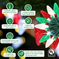 thumbnail image 5 of Christmas LED Duet C6/5mm Twinkling Lights  8 of 50 Lights Twinkle, Professional Grade Indoor Outdoor, 24.5 Feet Sparkling Light String, 50 Red, Green & White LED Bulbs - Christmas Tree Holiday Decor, 5 of 7