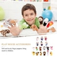 thumbnail image 4 of 18 marionetas de dedo educativas para la hora del cuento, 12 animales (estilo mixto) y 6 miembros de la familia, accesorios para jugar en casa., 4 of 6