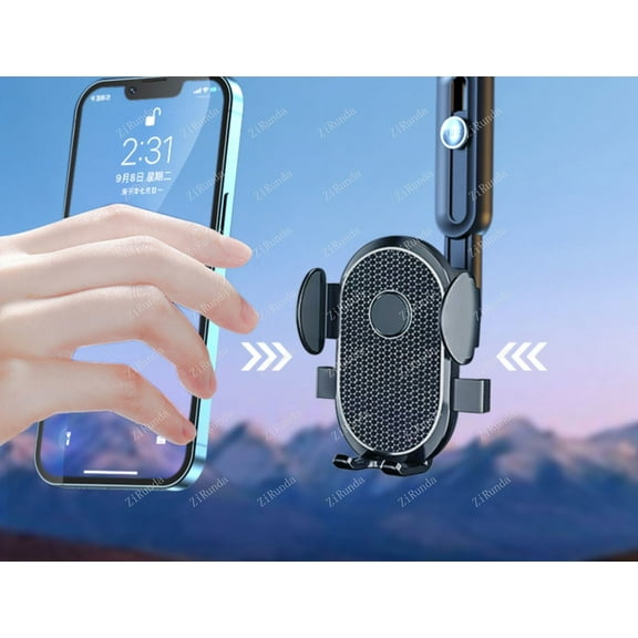 Car mounted mobile phone holder, dedicated navigation support bracket for car rearview mirror