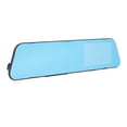 thumbnail image 3 of Espejo retrovisor Dash Camera 1080P 4.0 pulgadas Lente dual Antideslumbrante Imagen estabilizada electrónicamente Pantalla grande para automóvil con tarjeta de memoria de 64 g, 3 of 5
