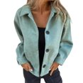 thumbnail image 1 of Veste pour Femmes, Cardigan à Boutons et Col Rabattu Manches Longues Décontracté, Cardigan pour Femmes, 1 of 9