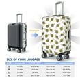 thumbnail image 4 of Yiaed Cute Little Bee Print Travel Luggage Cover Suitcase Protector Fits 18-32 Inch Luggage Wheel Covers Patterned Elastic Luggage Anti-scratch（No luggage）（No luggage）-, 4 of 5