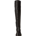 thumbnail image 2 of Sam Edelman Lydia Black Chunky Lug Sole Rounded Toe Over The Knee Fashion Boots (Black, 5.5), 2 of 6