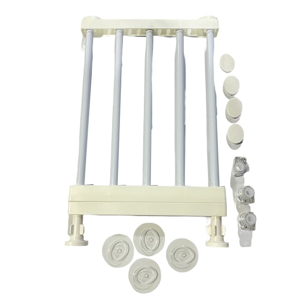 Naiovety Puerta retráctil para perros, escalable, para interiores, con puerta resistente y resistente, ideal para escaleras de bebé. Decoración del hogar Altura 24cm