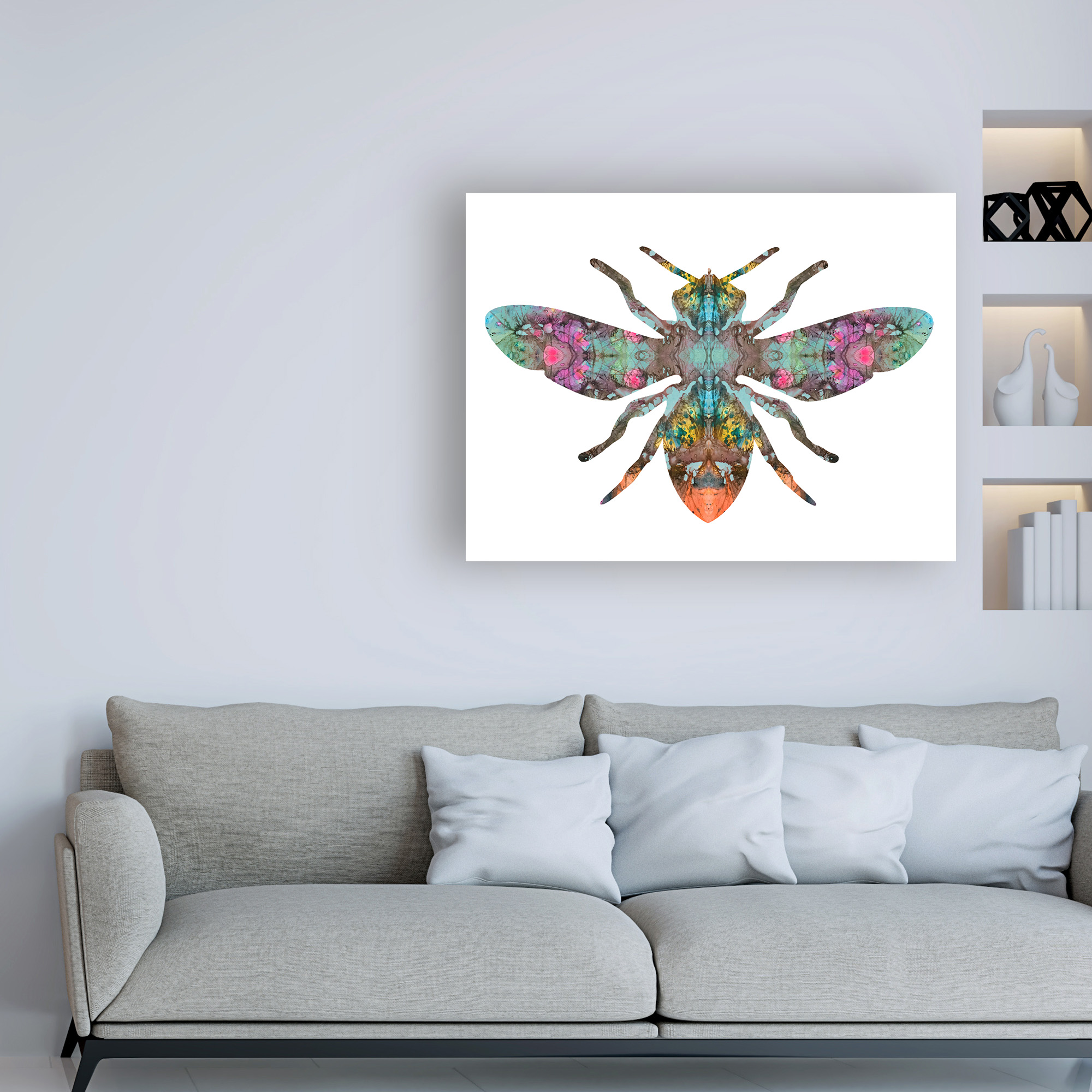 Trademark Fine Art 'Transverse Bee' Canvas Art by Dean Russo