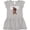 AC-Heather Grey, variant on Inktastic Bigfoot Sassy Happy Sasquatch Girls Baby Dress