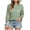 Green, variant on Lovskoo Sweaters for Women Casual Trendy Solid Hollow Out Pullover Long Sleeve Round-Neck Sweater Beige